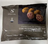 Caprichos de carrillera con reducción de vino pedro ximénez
