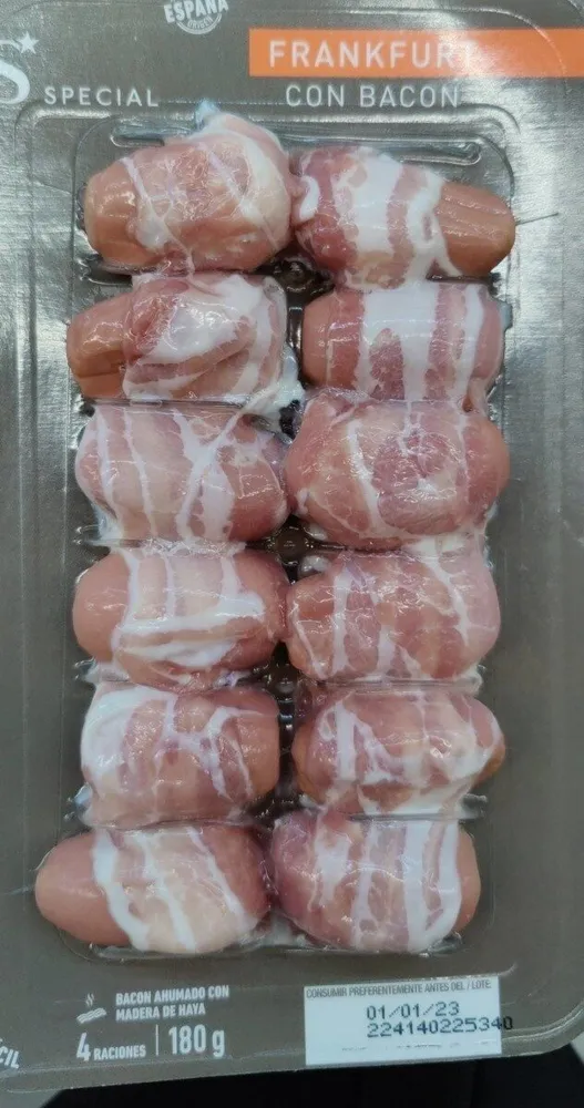 Frankfurt con bacon