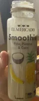Smoothie piña, plátano y coco