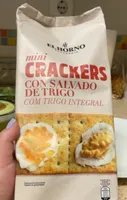 Mini crackers con salvado de trigo