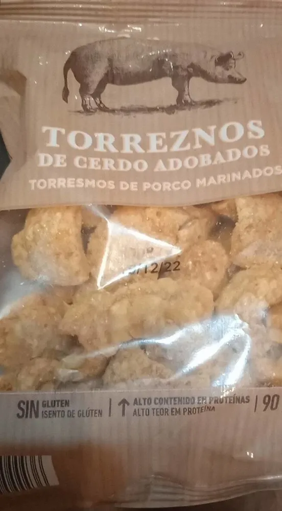 Torreznos de cerdo adobados