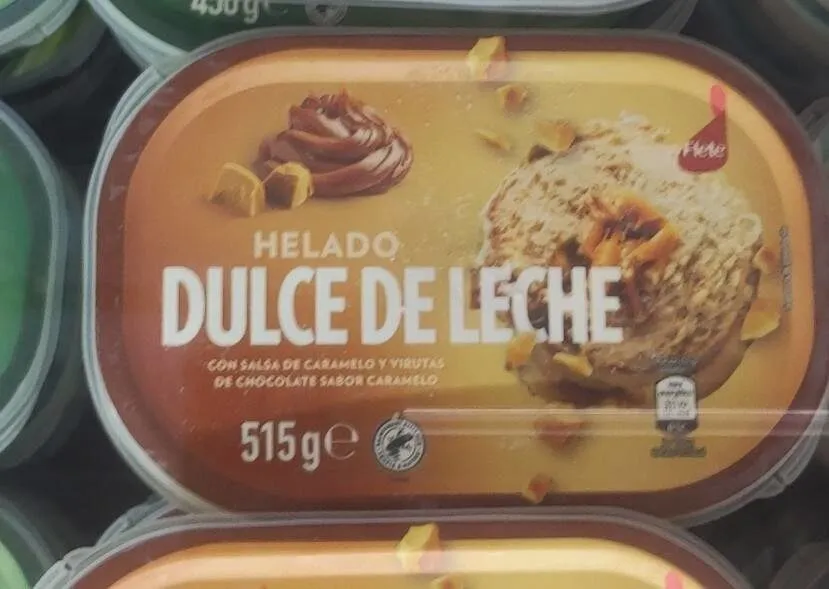 Helado dulce de leche