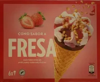 Cono sabor fresa