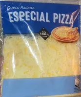 Queso rallado especial pizza
