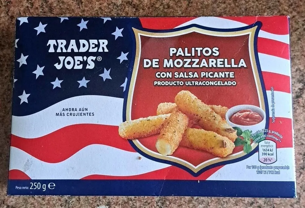 Palitos de mozzarela