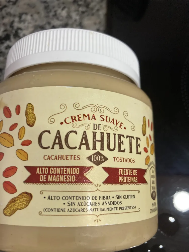 Crema suave de cacahuete