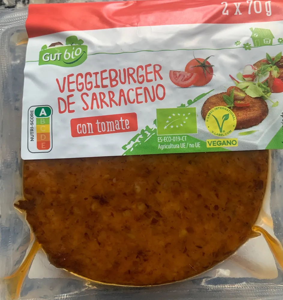 Veggieburger de Sarraceno