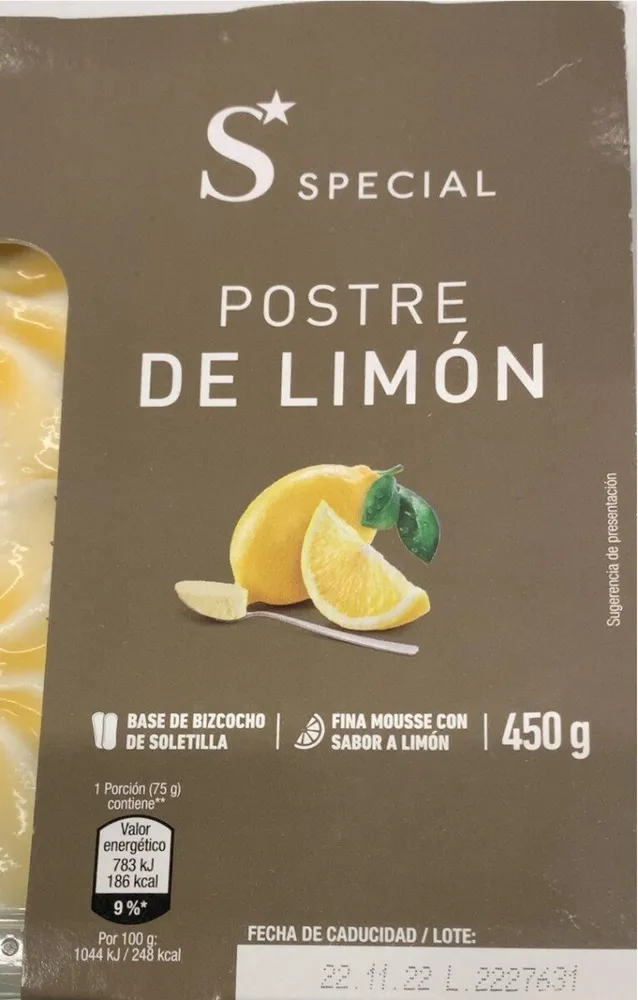 POSTRE DE LIMÓN