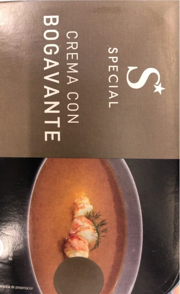 Crema con bogavante