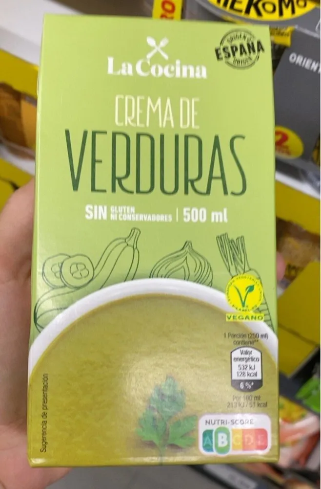Crema de verduras