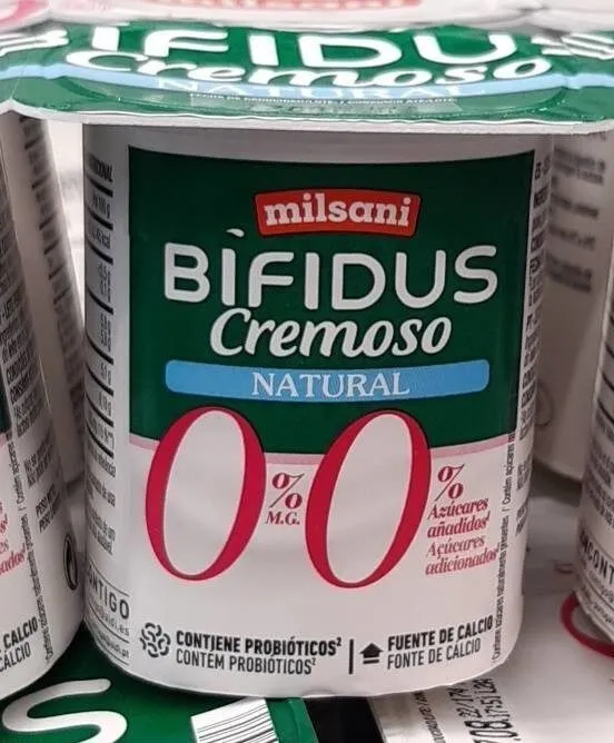 Bífidus cremoso natural 0%