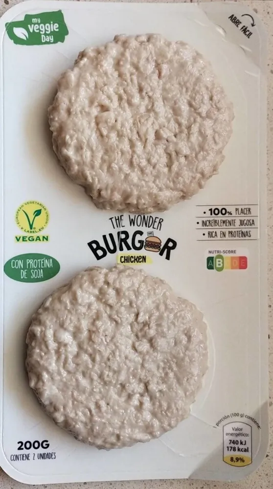 The wonder burguer CHICKEN