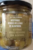 Aceitunas verdes con alcaparra
