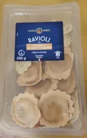 Ravioli con calabaza y parmigiano