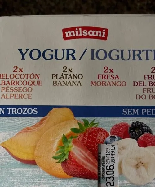 Yogur sin trozos