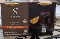 Crema de chocolate con naranja