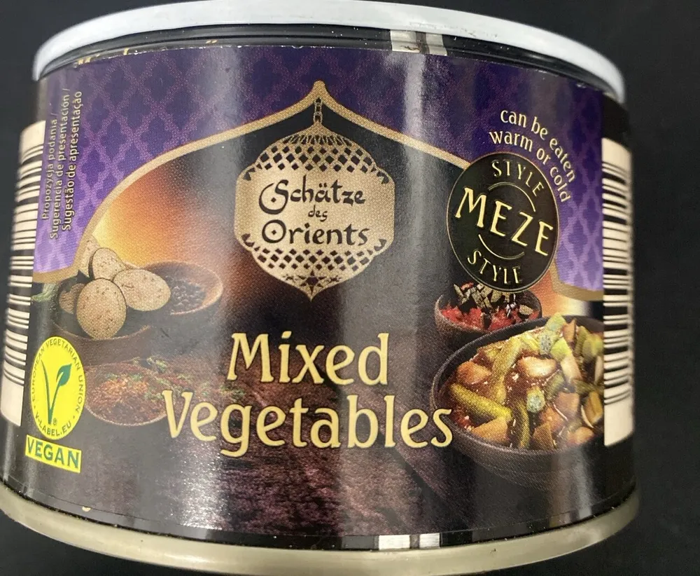 Meze Style Mixed Vegetables