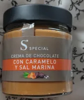 Crema de chocolate con caramelo y sal marina