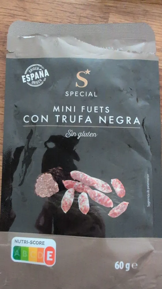 Mini Fuets Con Trufa Negra