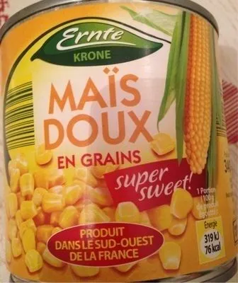 Mais doux en grain