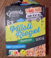 Müsliriegel Haselnuss