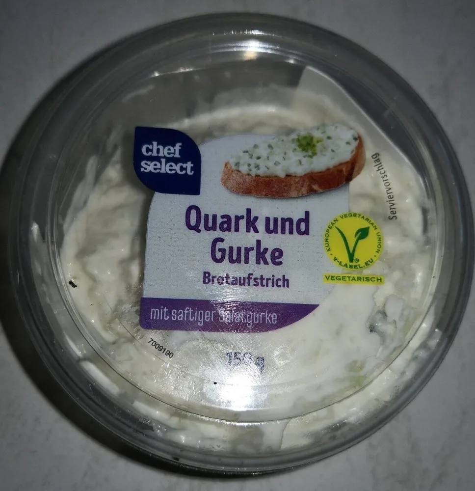 Quark und Gurke Brotaufstrich