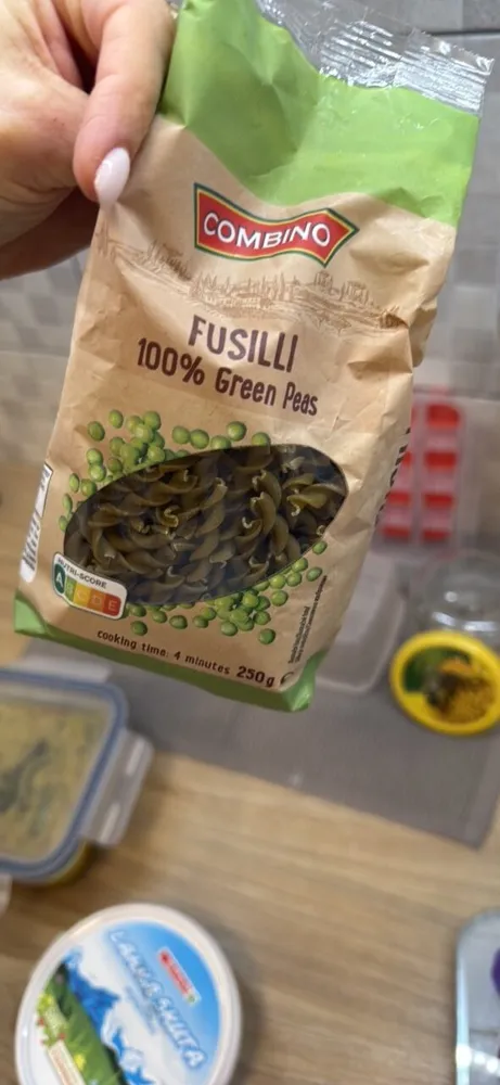 FUSILLI 100% Green Peas