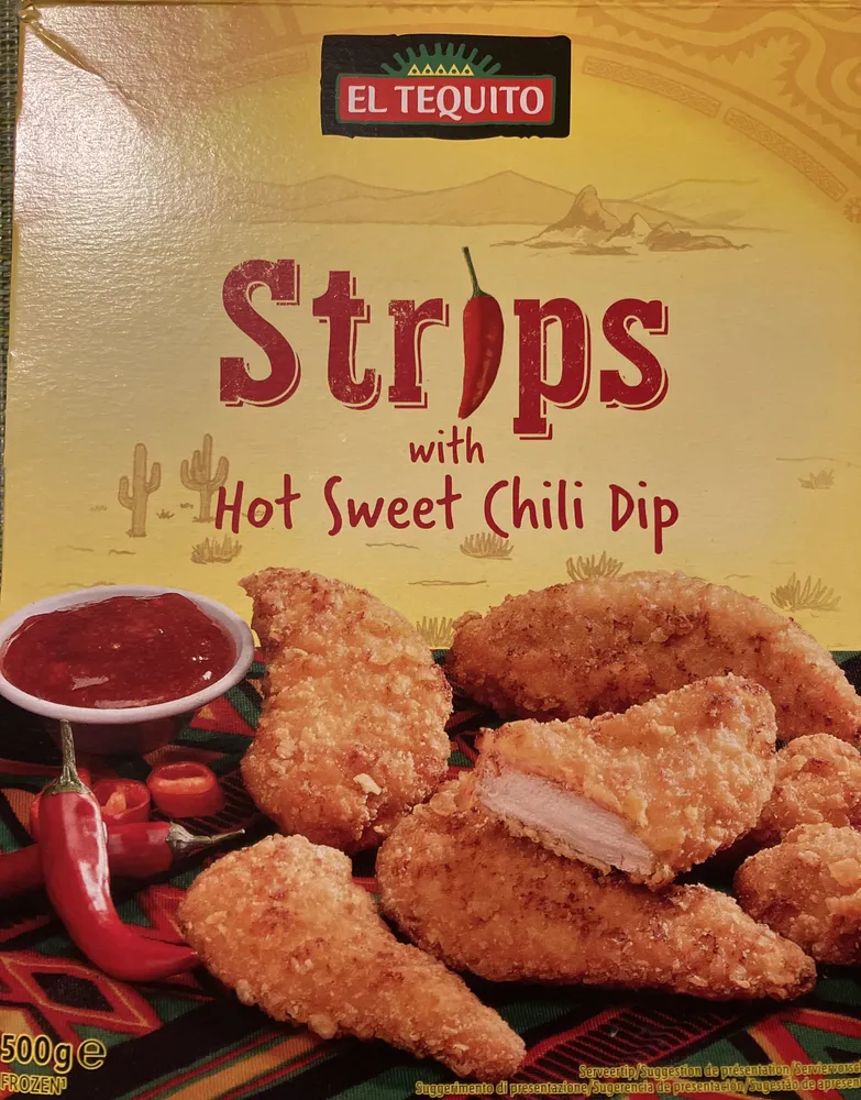 Strips with Hot Sweet Chili Dip