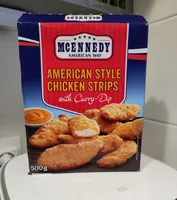 American Style Chicken strips with Curry Dip
