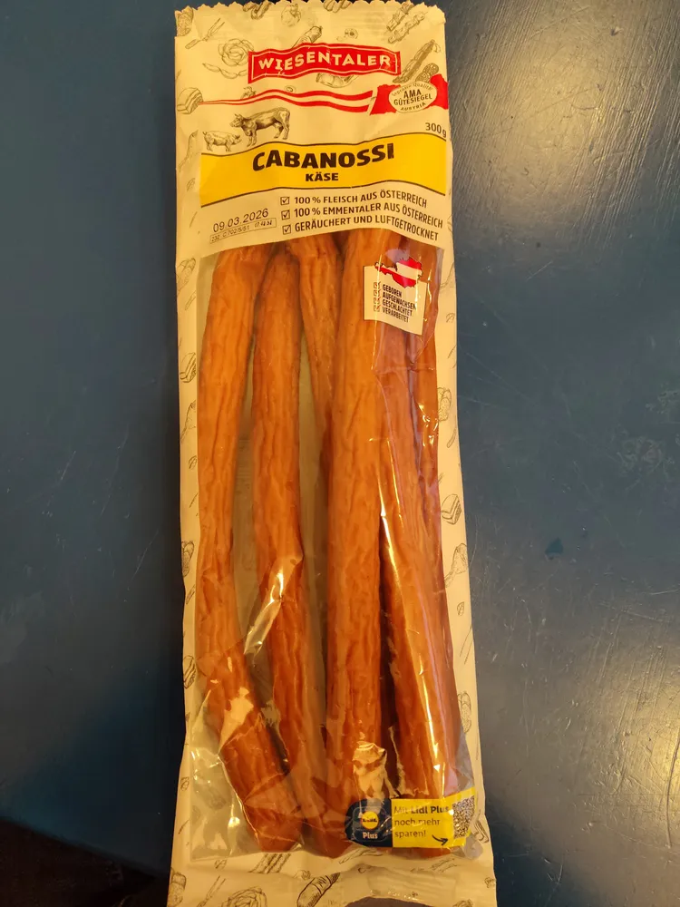 Cabanossi Käse