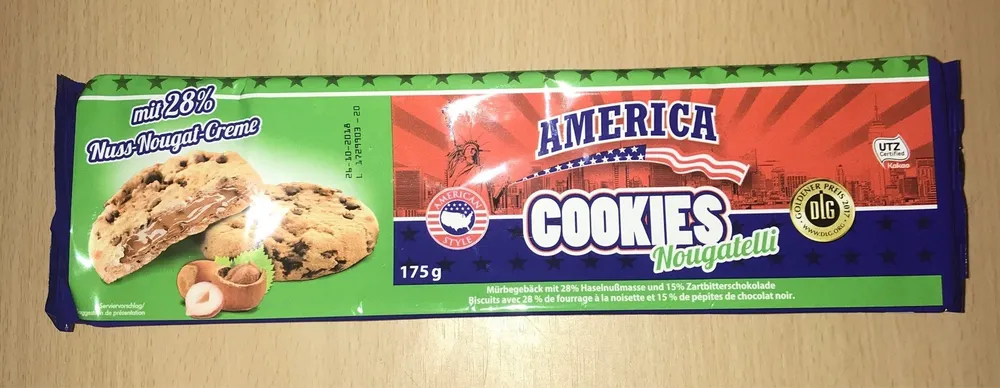 America Cookies Nougatelli