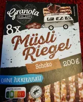 Müsliriegel ohne Zuckerzusatz - Schoko