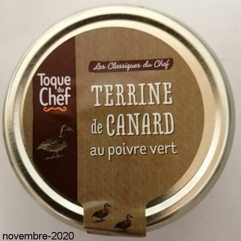 Terrine de Canard au poivre vert
