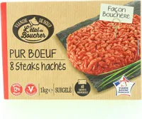 Steaks hachés façon bouchère 12% MG VBF 8 x 125g
