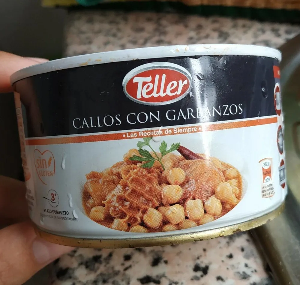 Callos con garbanzos