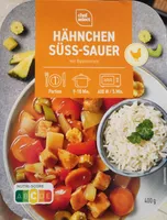 Hähnchen süß-sauer mit Basmati Reis
