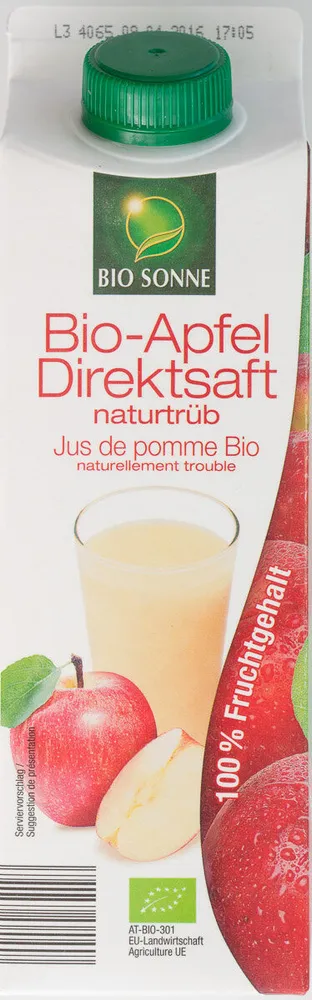 Jus de pomme Bio naturellement