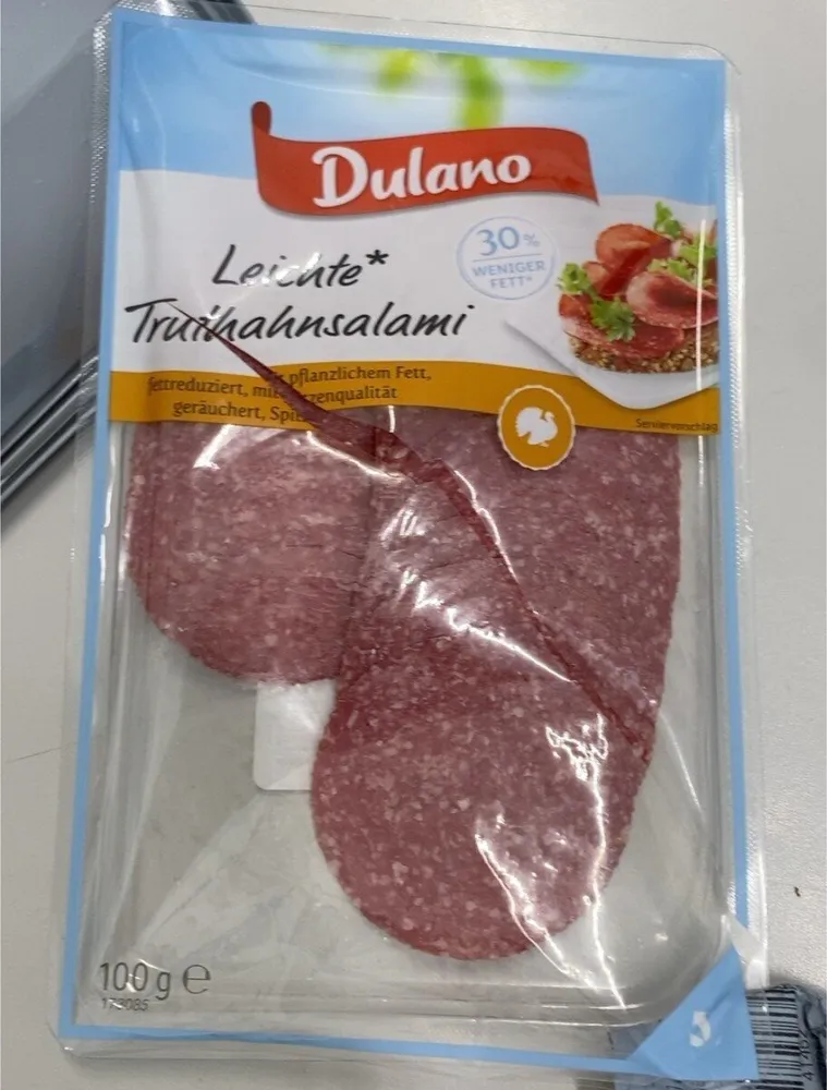 Leichte truthansalami
