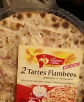 2 Tartes Flambées Gratinées à l'Emmental