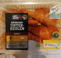 Hähnchen Unterkeulen gewürzt