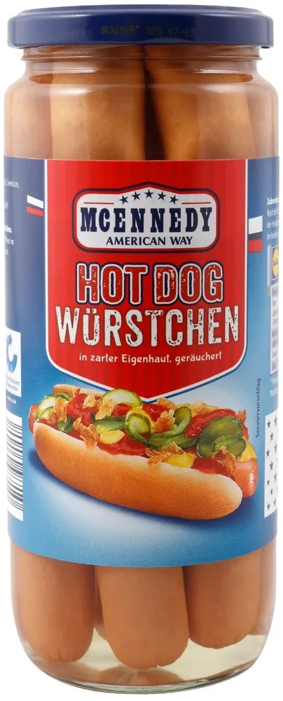 Hot Dog saucisses fumées