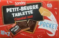 Petit-beurre tablette chocolat noir