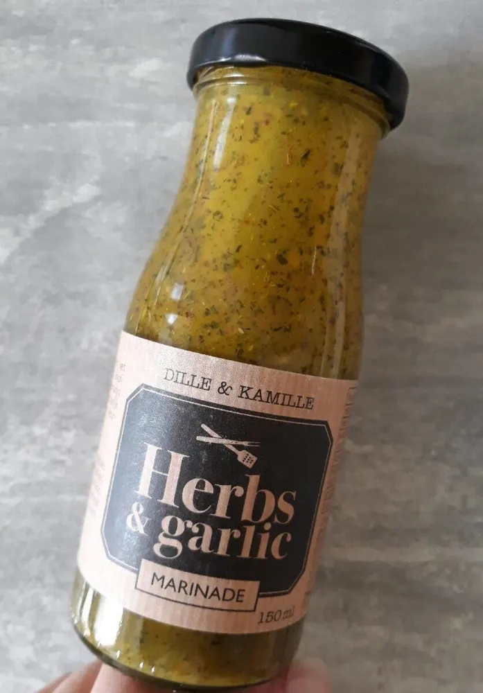 Marinade herbs and garlic
