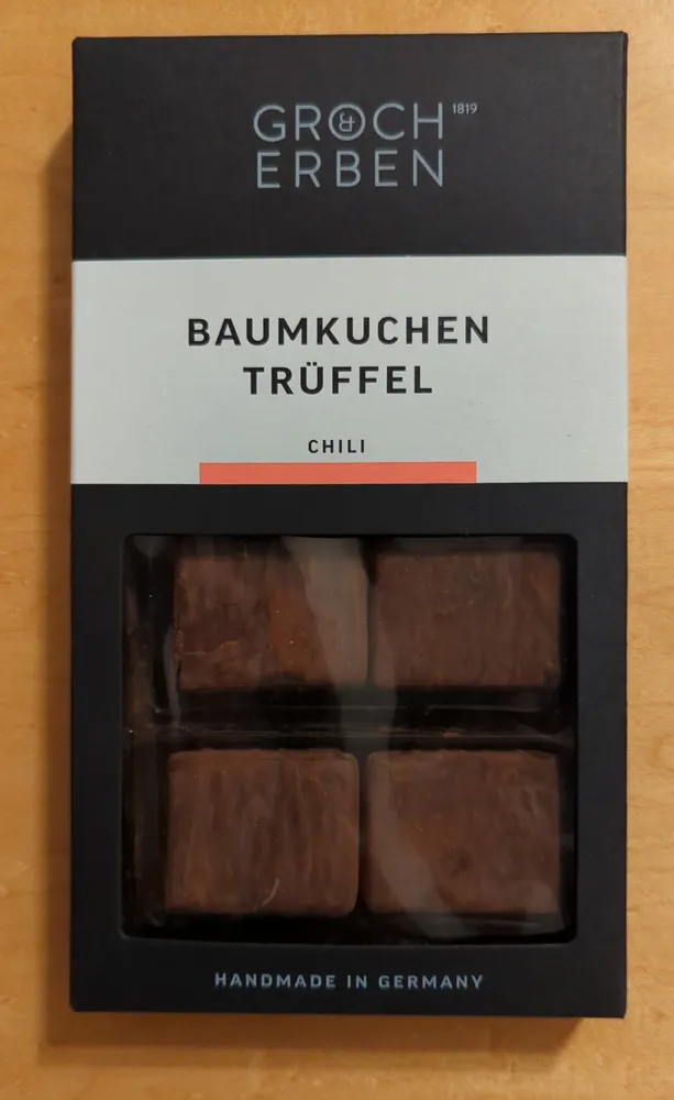 Baumkuchen Trüffel Chili