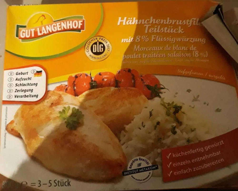 Morceaux de blanc de poulet
