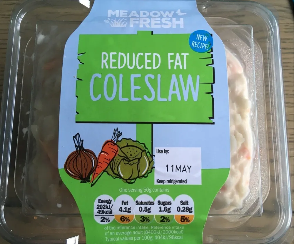Reduced Fat Coleslaw