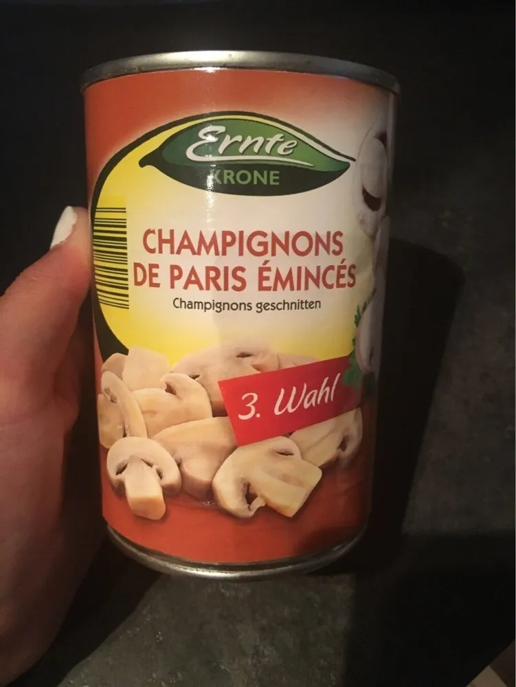 Champignons geschnitten