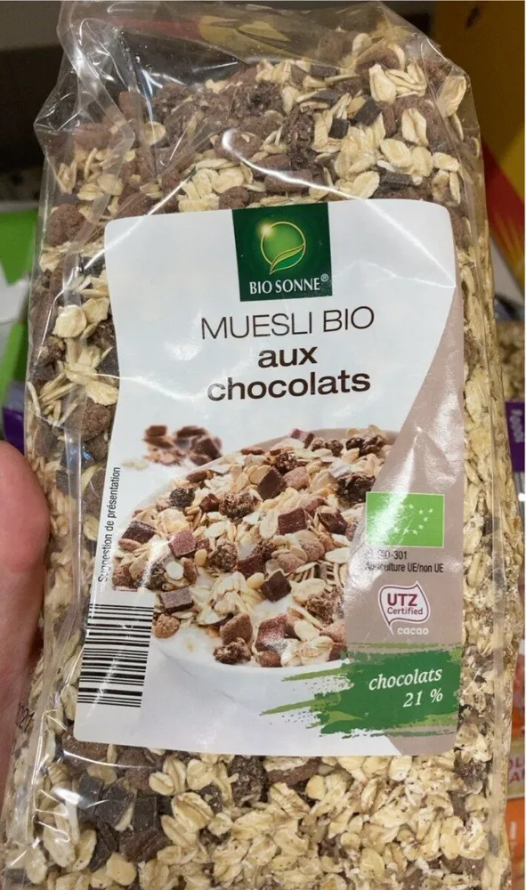 Muesli bio chocolat