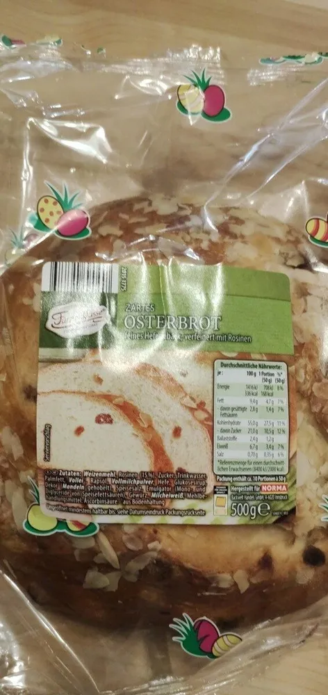 Zartes Osterbrot