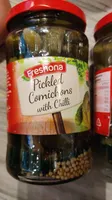 Pickled Cornichons with Chilli